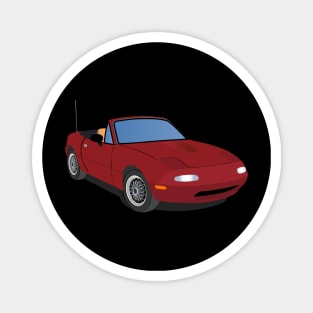 Red Miata Magnet